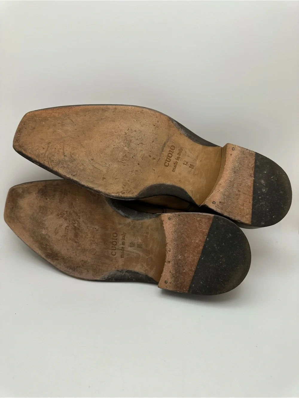 Mercanti Florentini Italy Double Monk Strap Leather Shoes - Light Brown